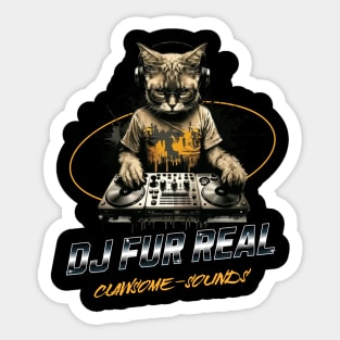 DJ Fur Real Sticker